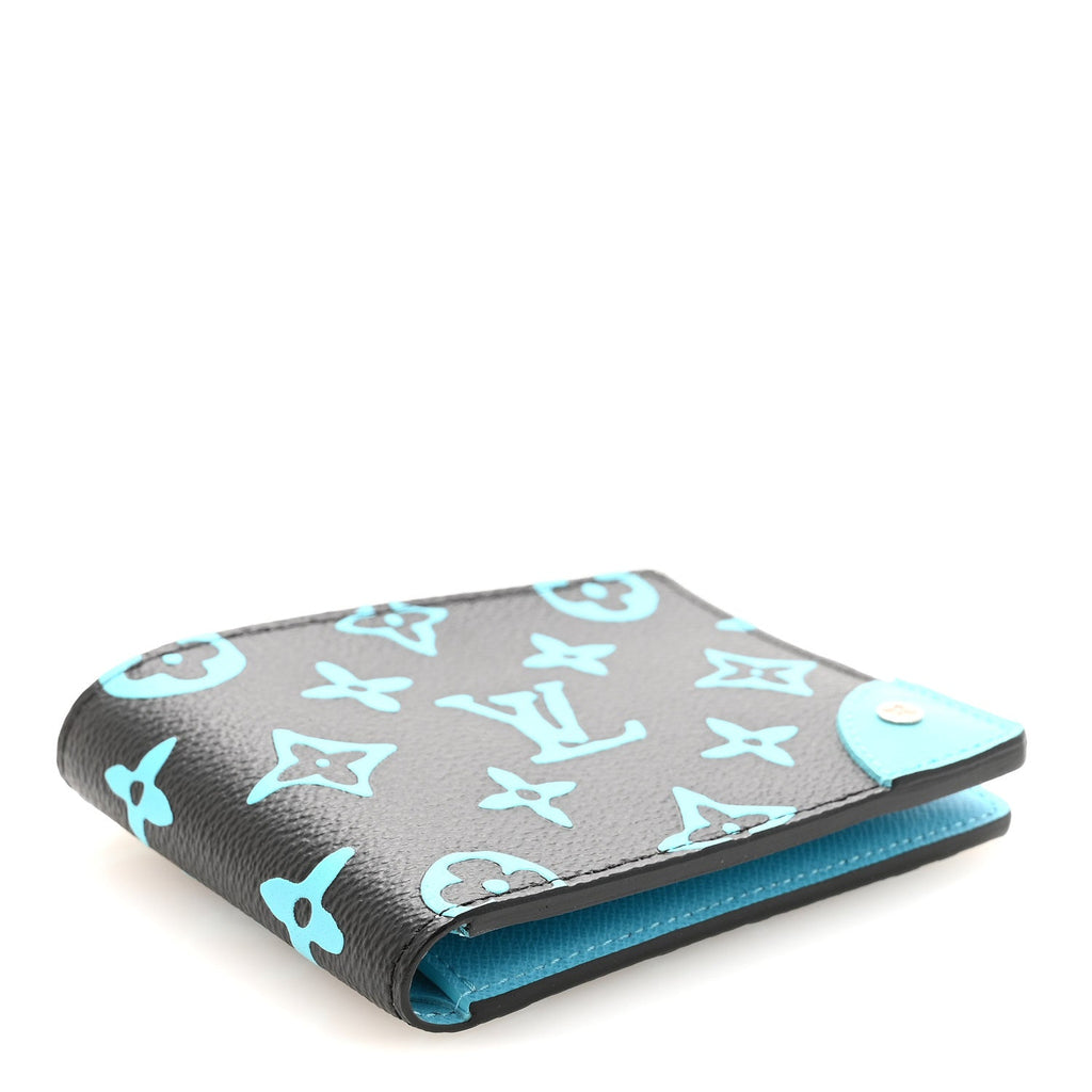 Louis Vuitton Monogram Playground Slender Wallet Black