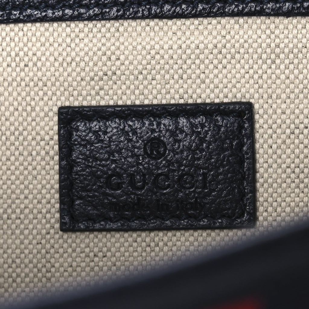 Gucci GG Supreme Monogram Web Small Ophidia Belt Bag 80 32 Beige Navy
