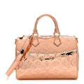 Louis Vuitton Monogram Miroir Speedy Bandouliere 25 Copper