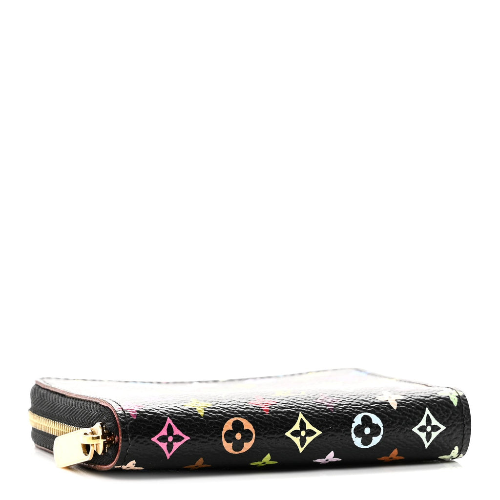 Louis Vuitton Monogram Multicolor Zippy Coin Purse Black Grenade