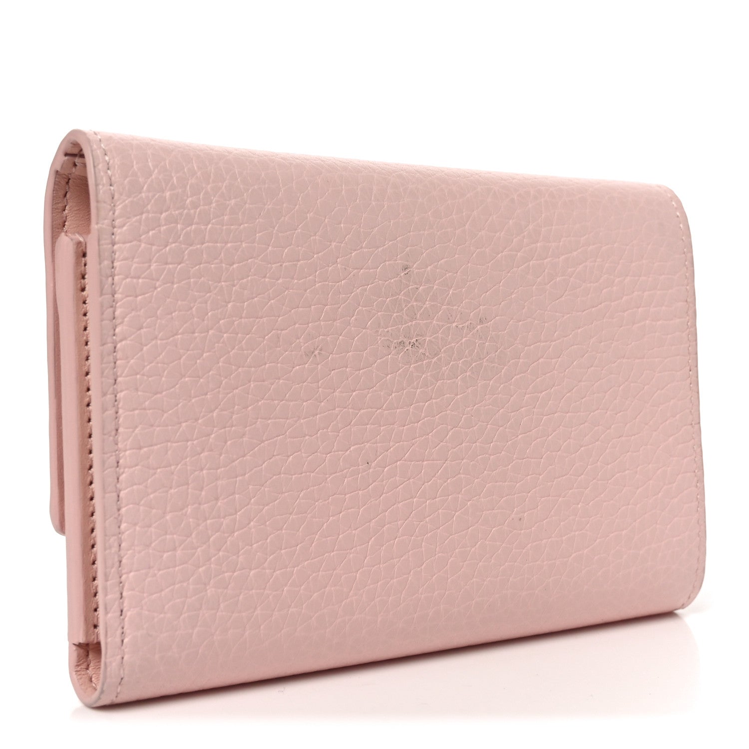Louis Vuitton Taurillon Capucines Compact Wallet Magnolia