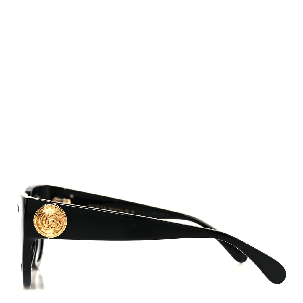 Gucci Acetate Cat Eye GG1408S Sunglasses Black