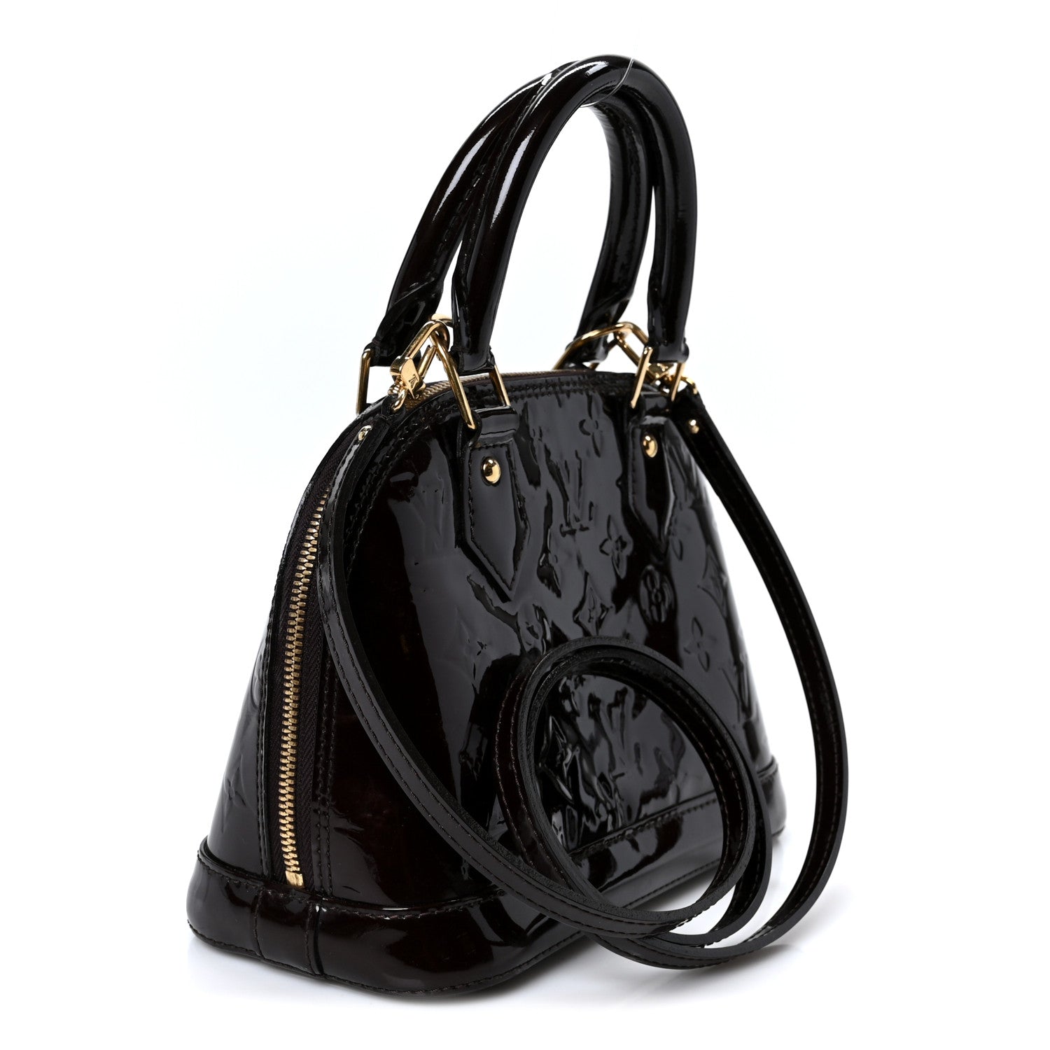 Louis Vuitton Vernis Alma BB Amarante