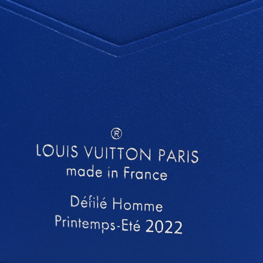 Louis Vuitton Taurillon Illusion Pocket Organizer Bleu Rose
