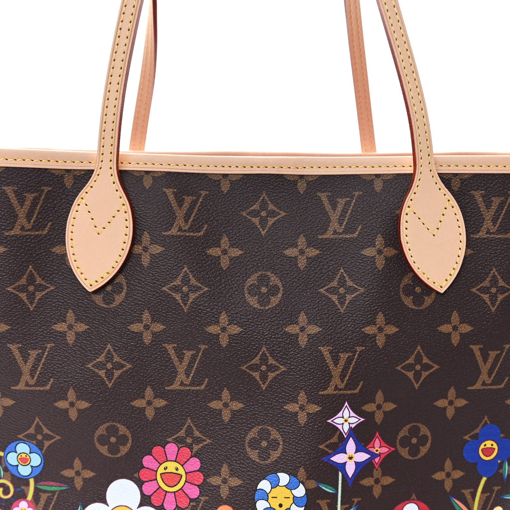 Louis Vuitton LV X TM Monogram Flowers Neverfull MM