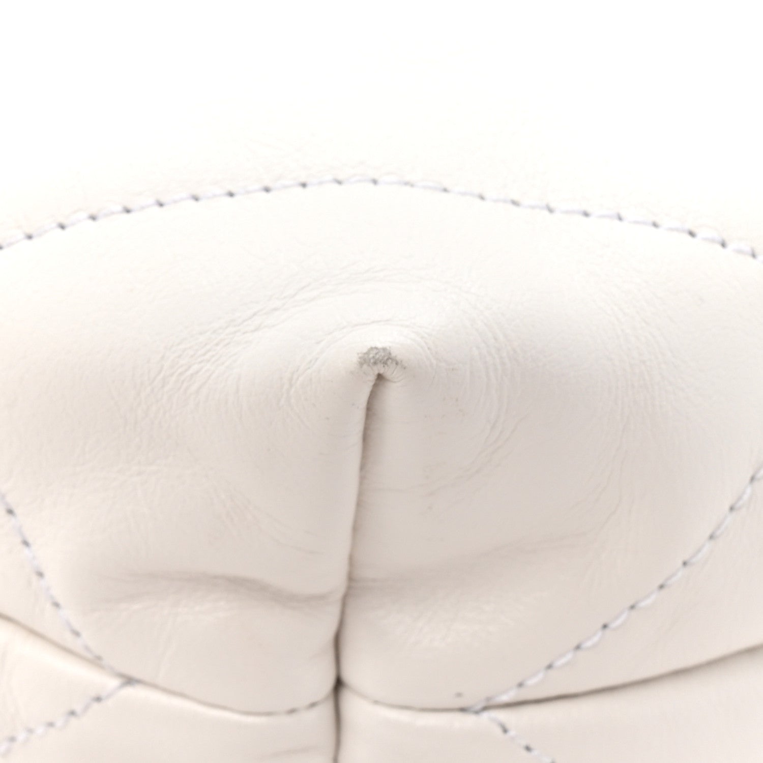 Chanel Shiny Calfskin Quilted Small Chanel 22 White