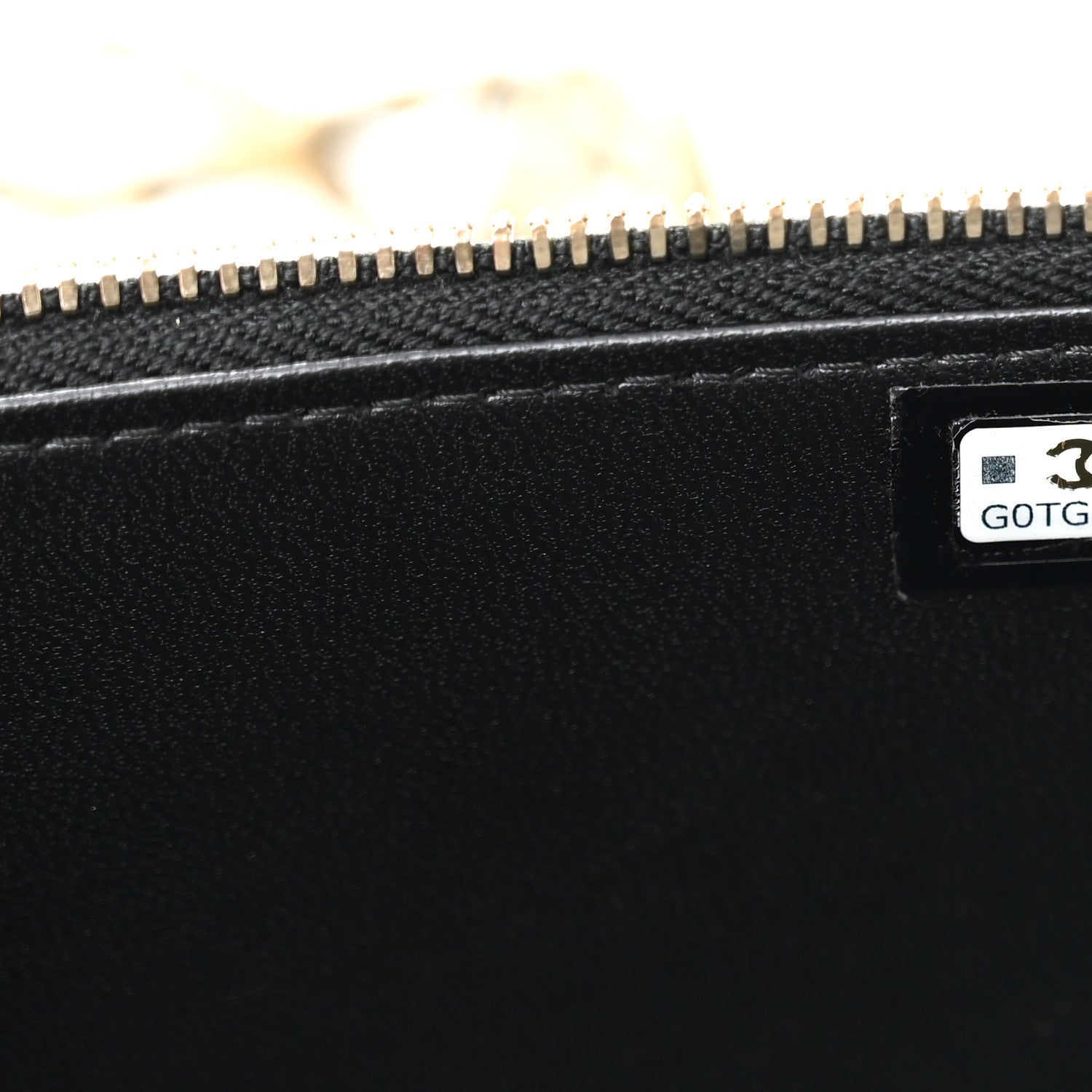 Chanel Lambskin Quilted Metal Small Top Handle Vanity Case With Chain Black