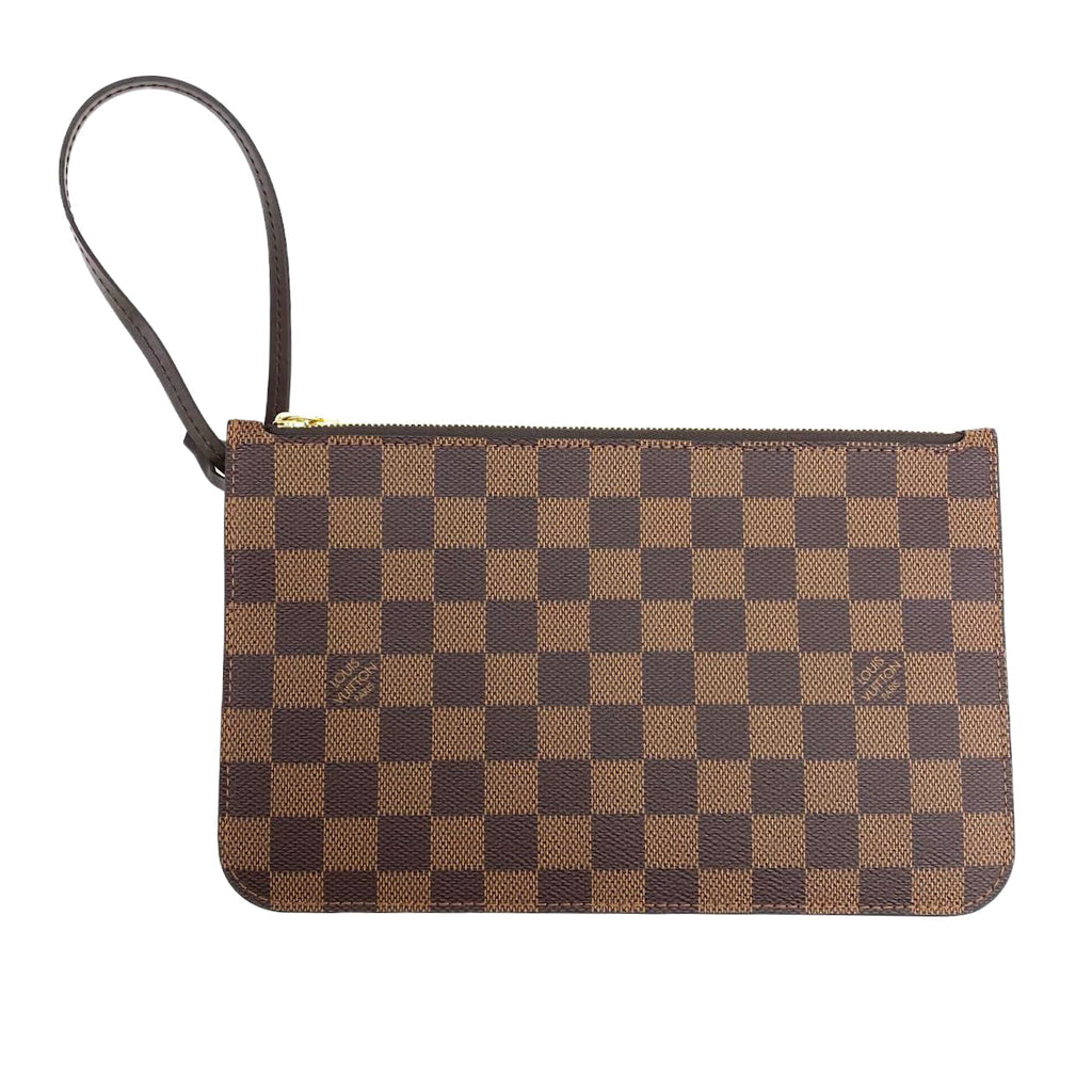 LOUIS VUITTON Neverfull Damier Ebene with Pouch