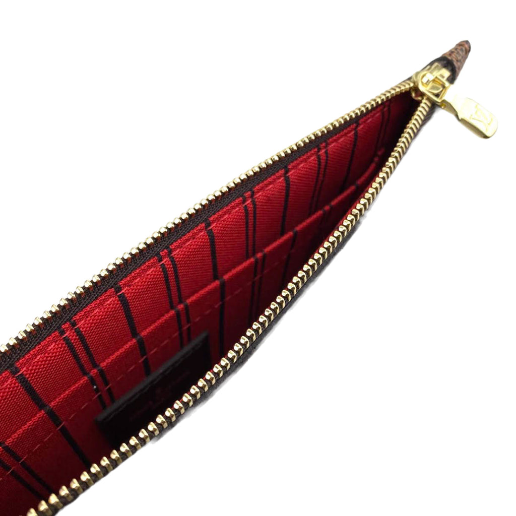LOUIS VUITTON Neverfull Damier Ebene with Pouch