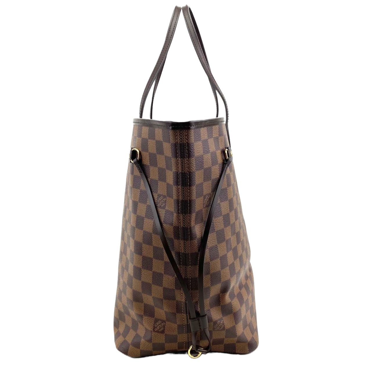 LOUIS VUITTON Neverfull Damier Ebene with Pouch