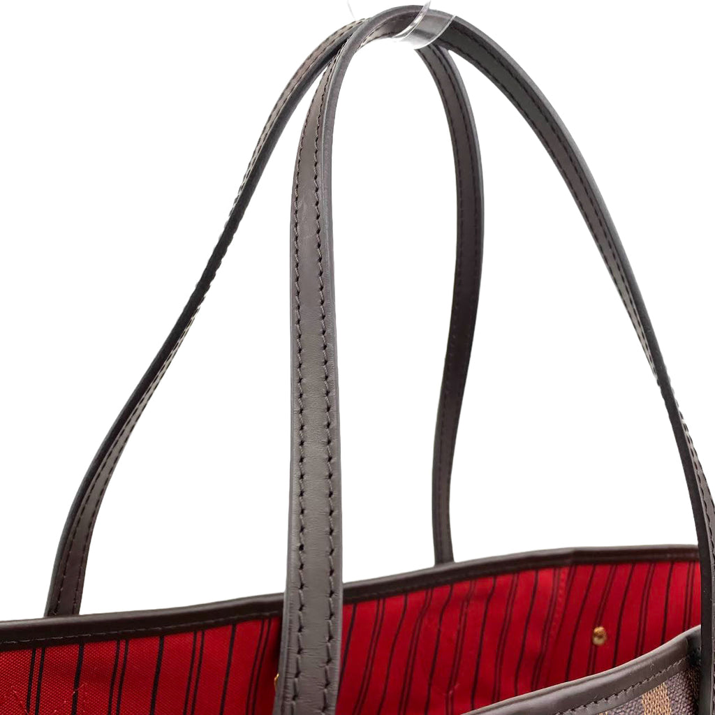 LOUIS VUITTON Neverfull Damier Ebene with Pouch
