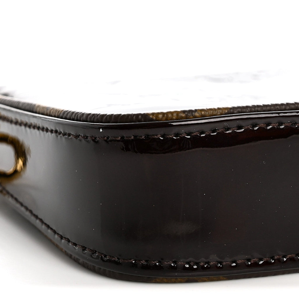 Louis Vuitton Vernis Monogram Mini Pochette Accessories Amarante