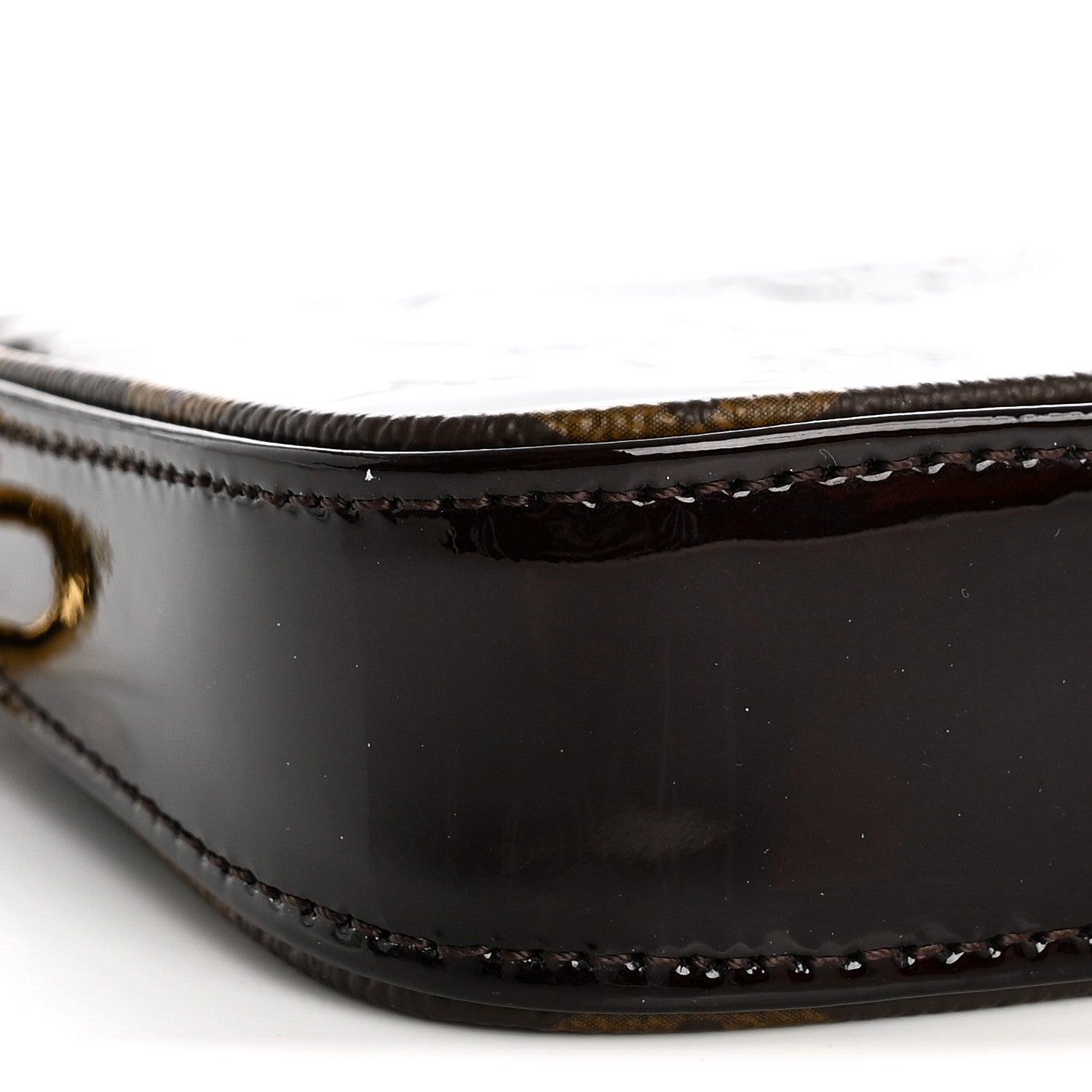 Louis Vuitton Vernis Monogram Mini Pochette Accessories Amarante