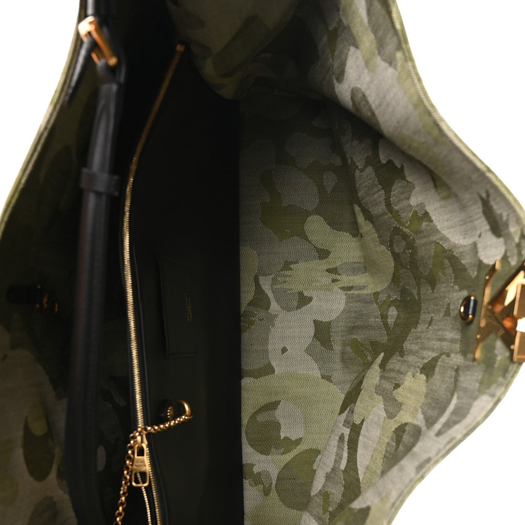 Louis Vuitton LV X TM Washed Denim Artycapucines Camouflage XXXL Khaki