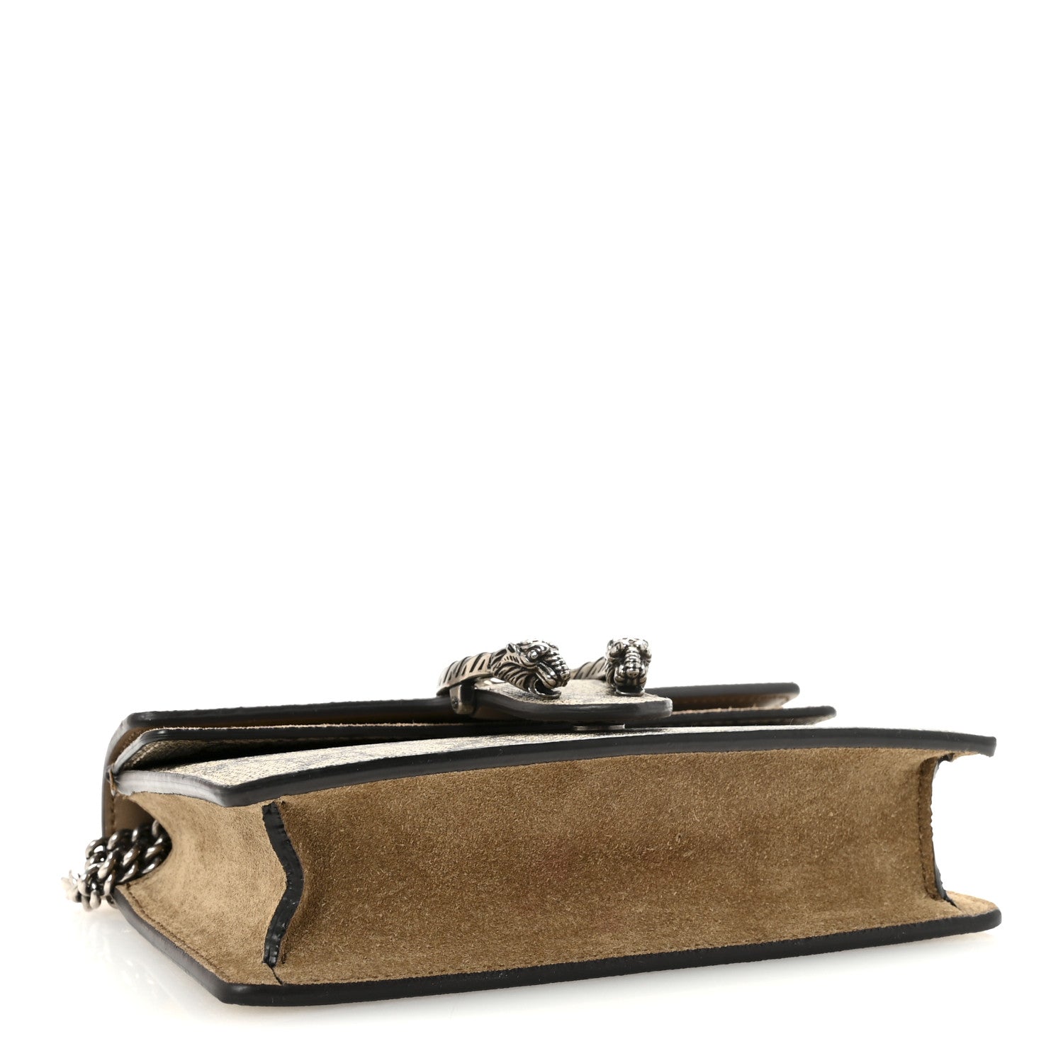 Gucci GG Supreme Monogram Super Mini Dionysus Shoulder Bag Taupe