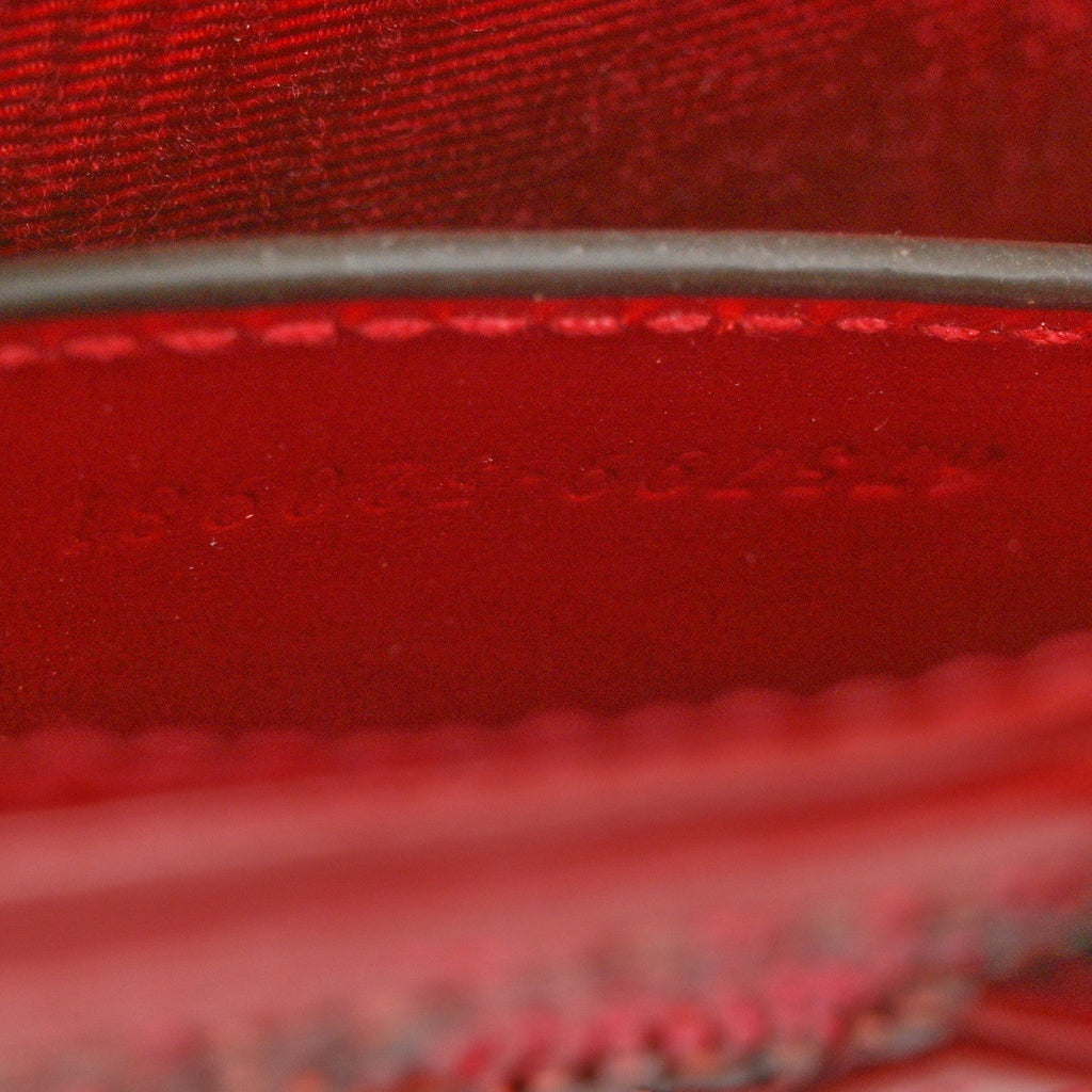 Gucci Calfskin Beaded Embroidery GG Monogram Mini Jackie 1961 Cherry Red