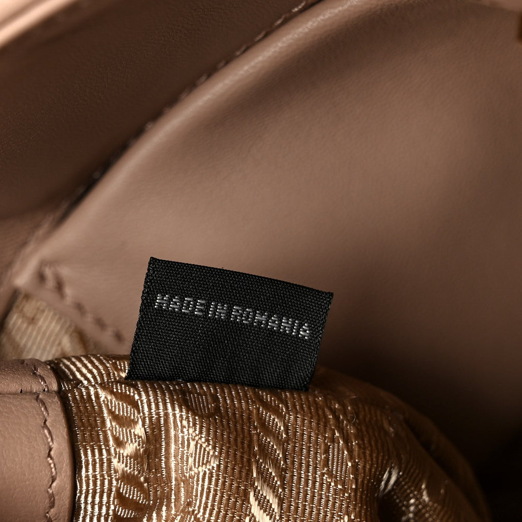 Prada Nappa Gaufre Small Tote Cipria