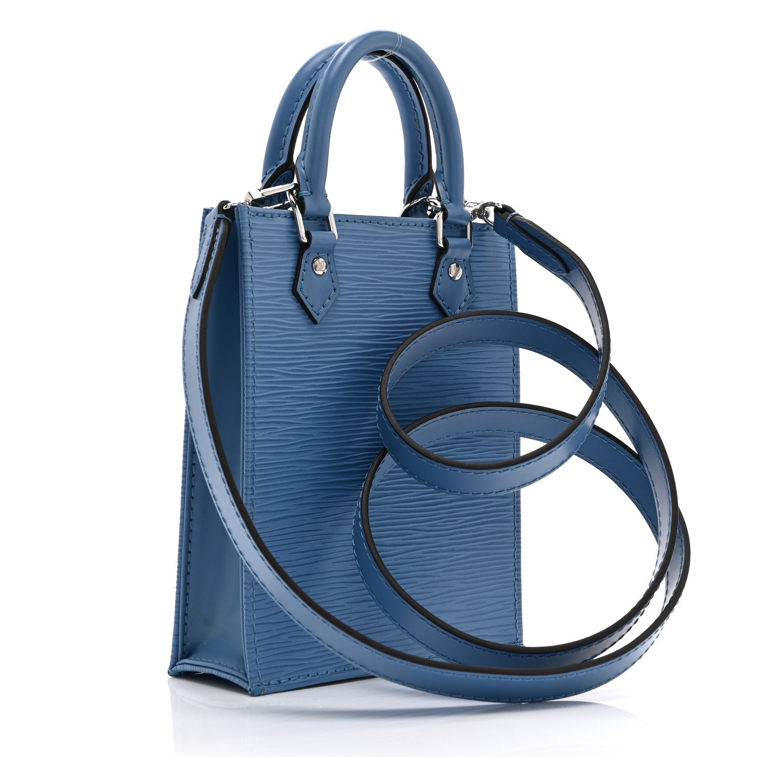 Louis Vuitton Epi Petit Sac Plat Bleuet
