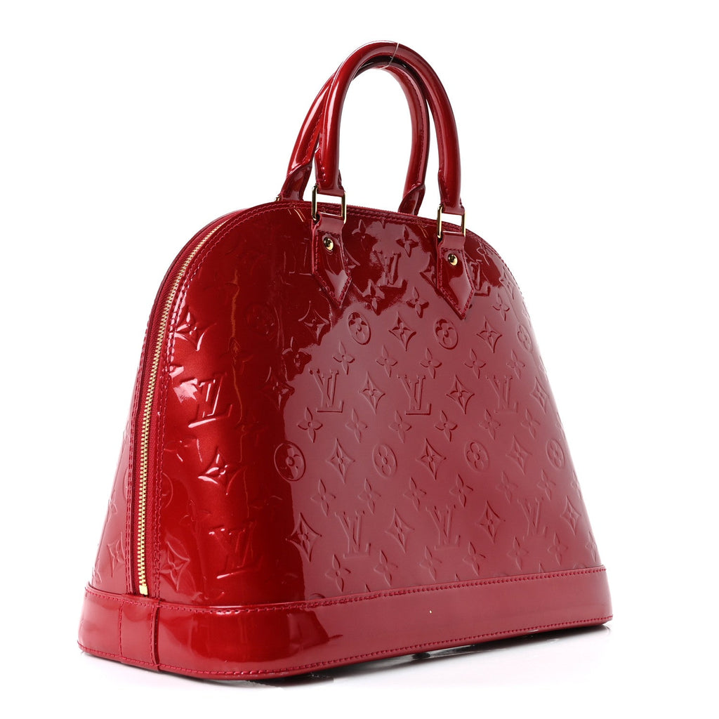 Louis Vuitton Vernis Alma MM Pomme D'Amour