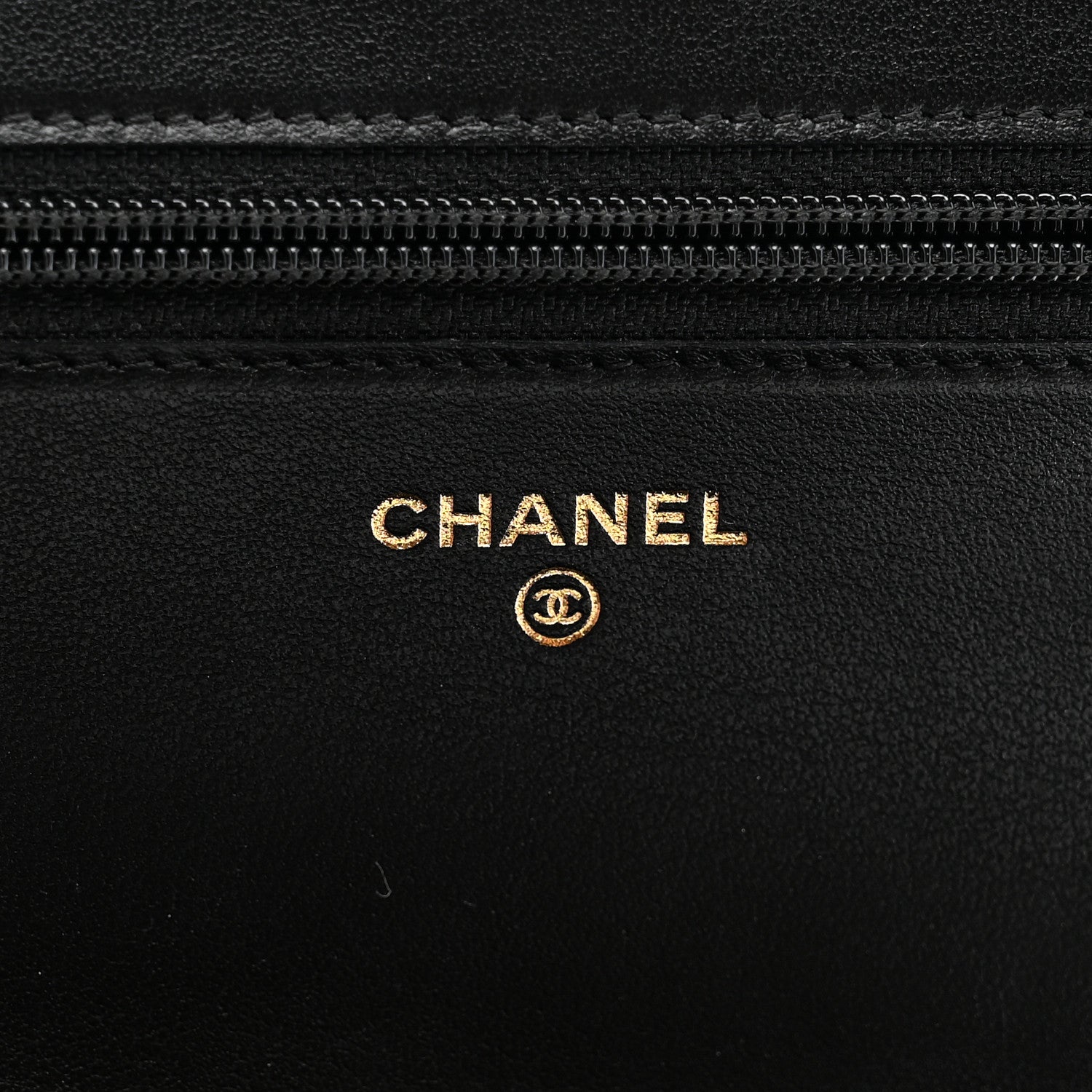 Chanel Caviar Quilted Boy Wallet On Chain WOC Black