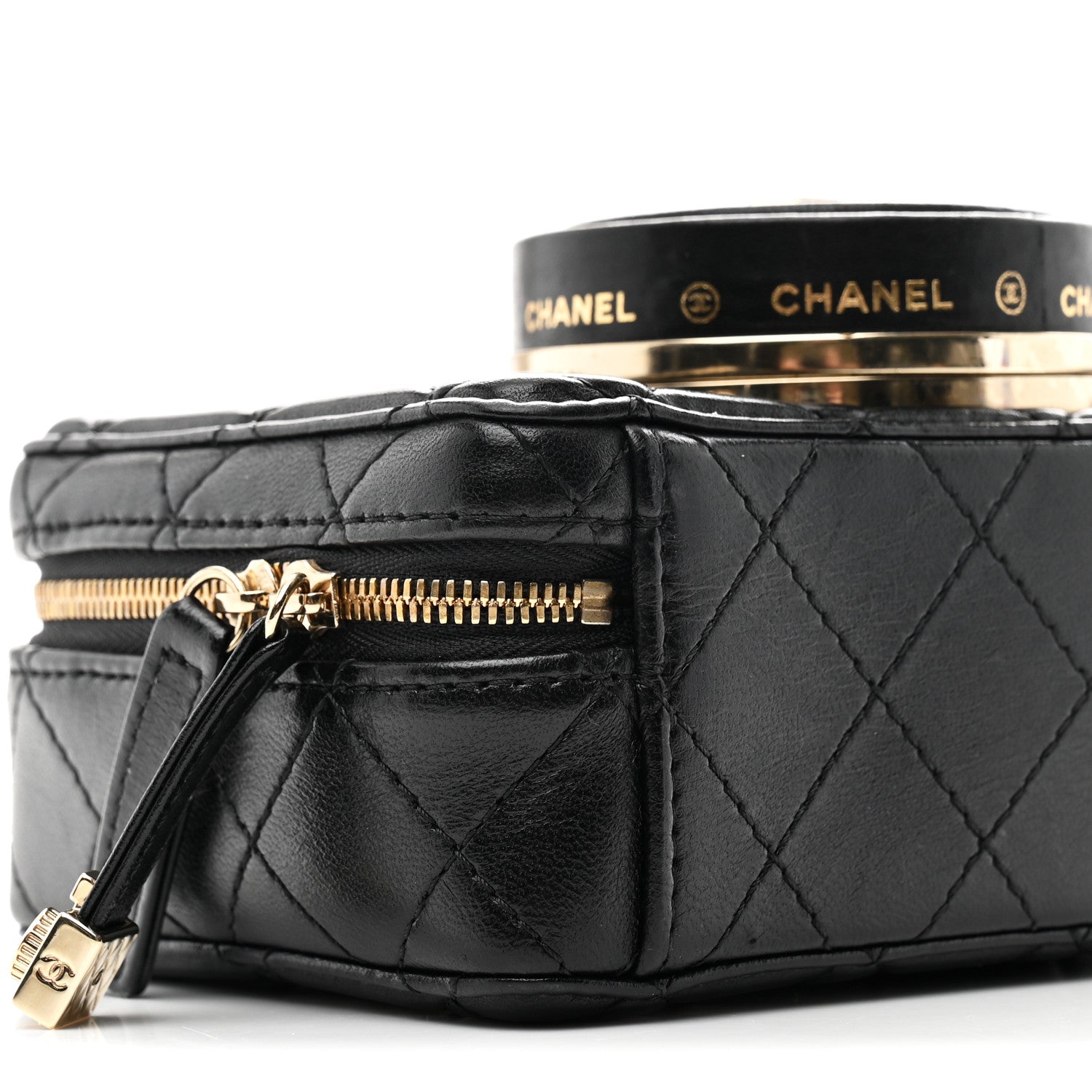 Chanel Lambskin Quilted Coco Click Bag Black