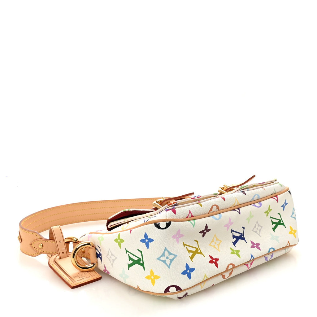 Louis Vuitton Monogram Multicolor Lodge PM White
