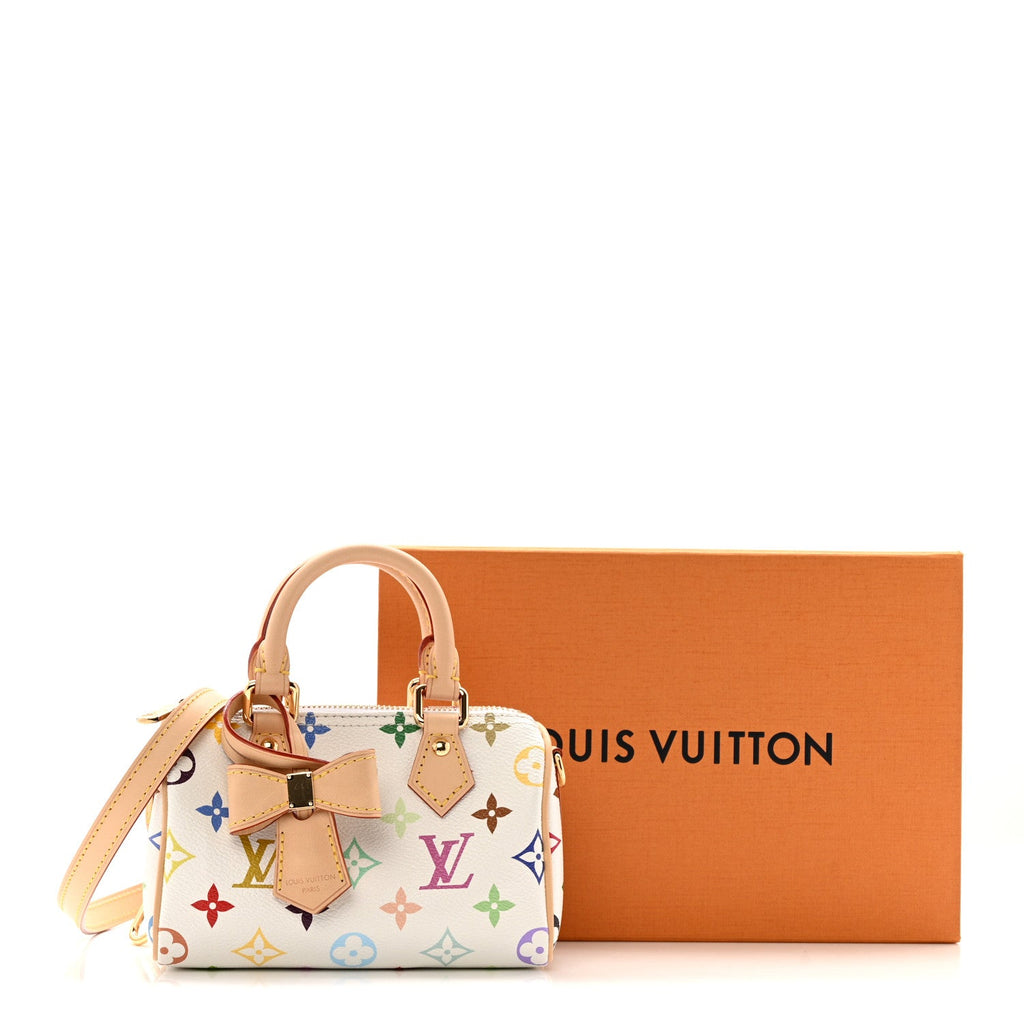 Louis Vuitton LV X TM Monogram Multicolor Nano Speedy White