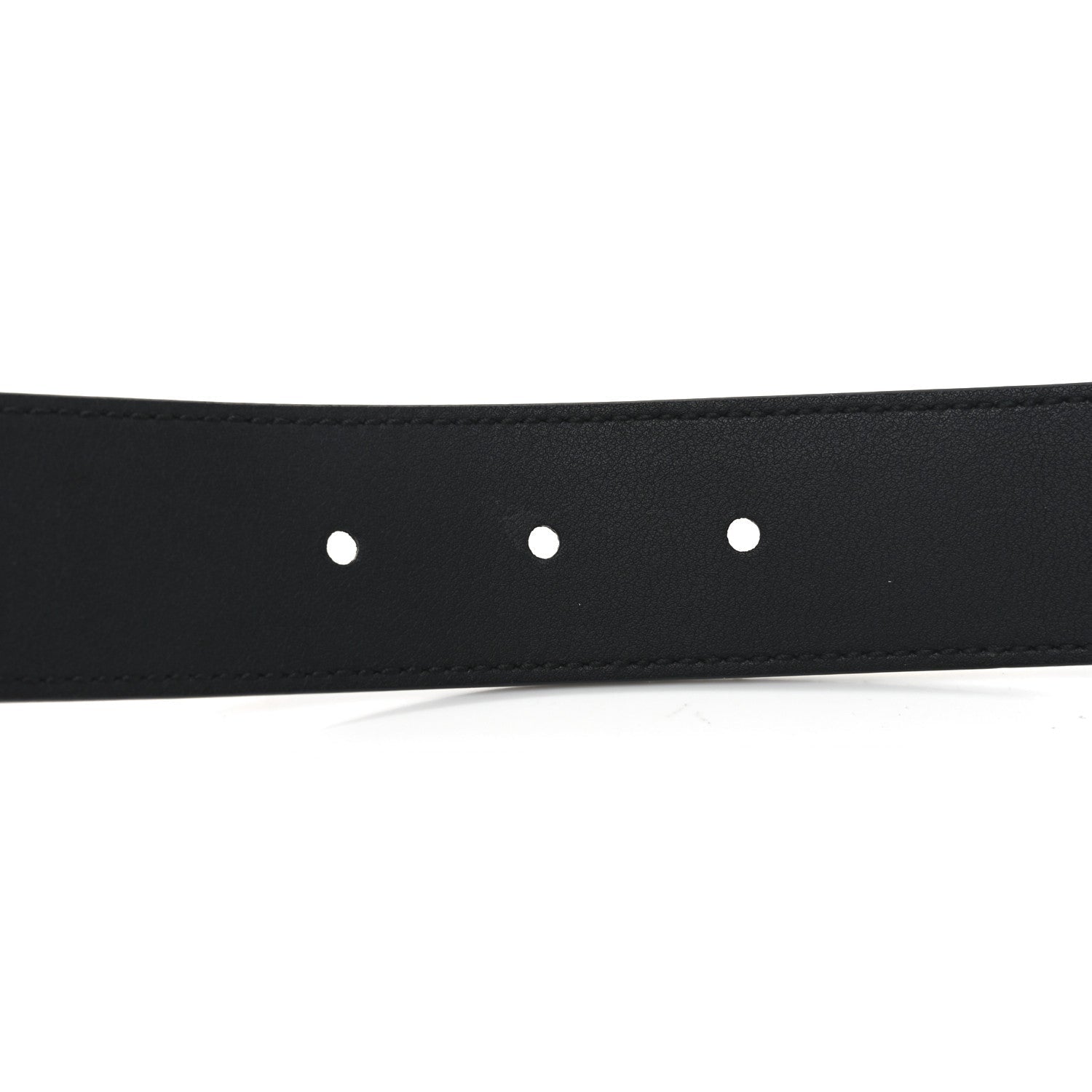 Gucci Ciny Calfskin Lux Snakeskin Torchon 95 38 Belt Black