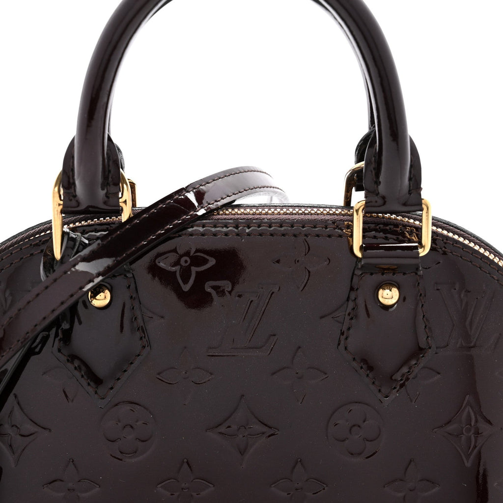 Louis Vuitton Vernis Alma BB Amarante