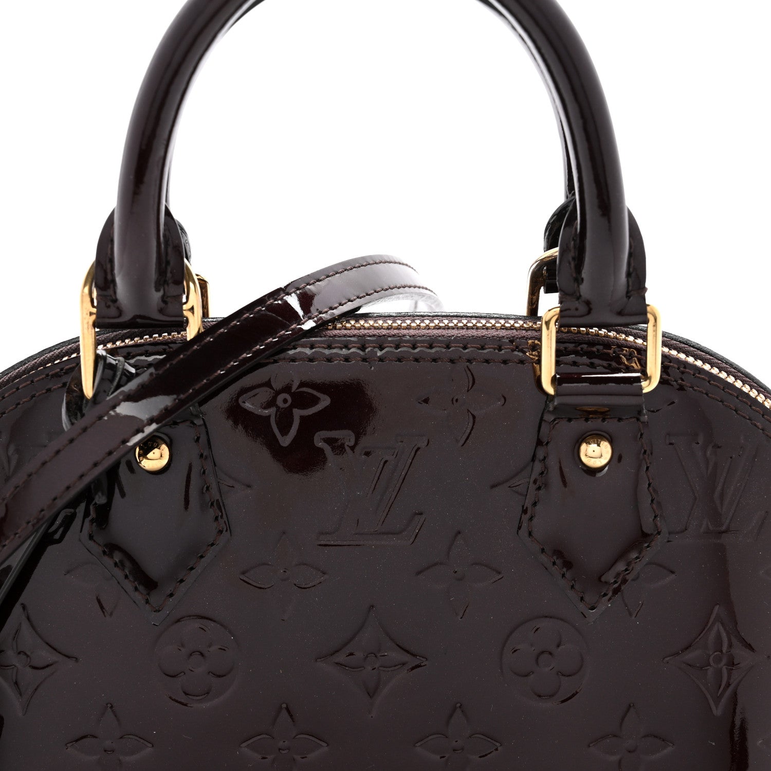 Louis Vuitton Vernis Alma BB Amarante