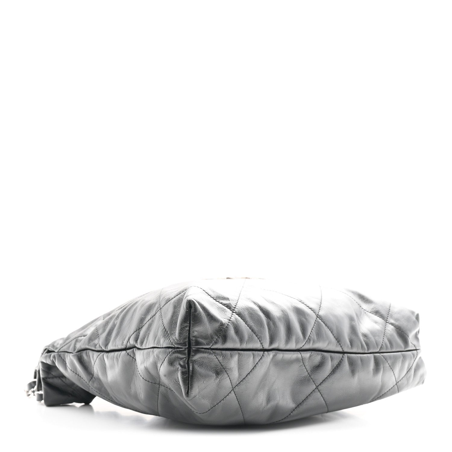 Chanel Shiny Calfskin Quilted Small Chanel 22 Black
