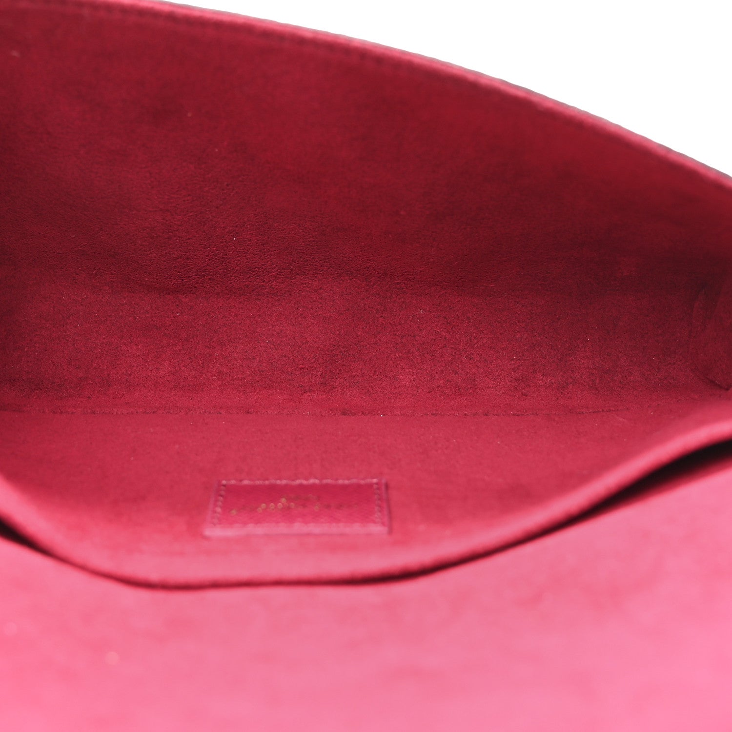 Louis Vuitton Monogram Pochette Felicie Chain Wallet Fuchsia