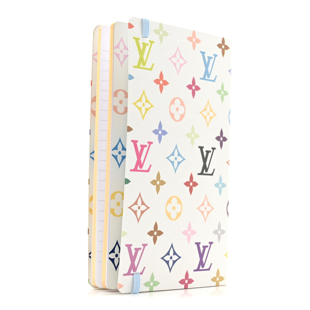 Louis Vuitton LV x TM Monogram Multicolor Jane Notebook MM White