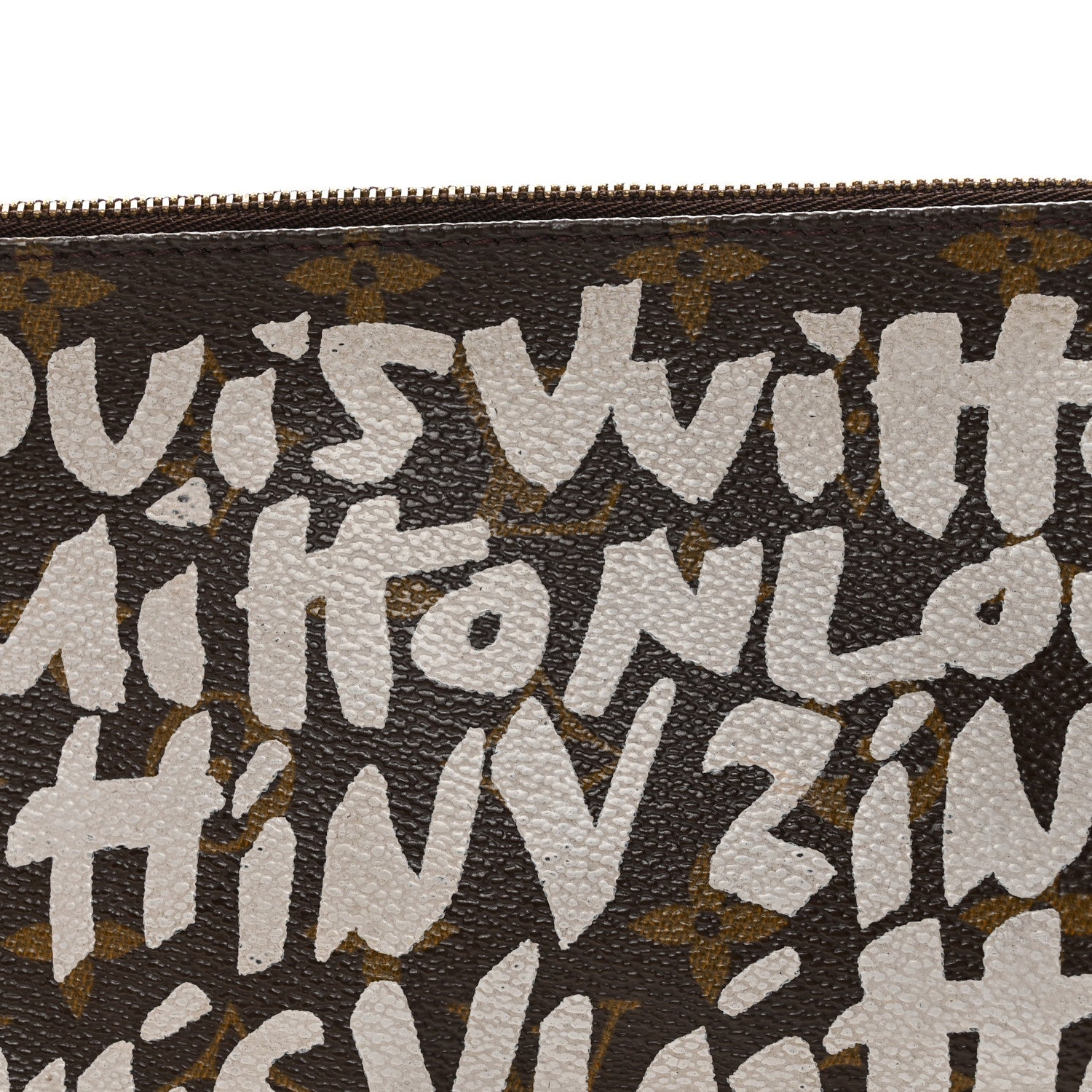 Louis Vuitton Monogram Graffiti Pochette Accessories Silver