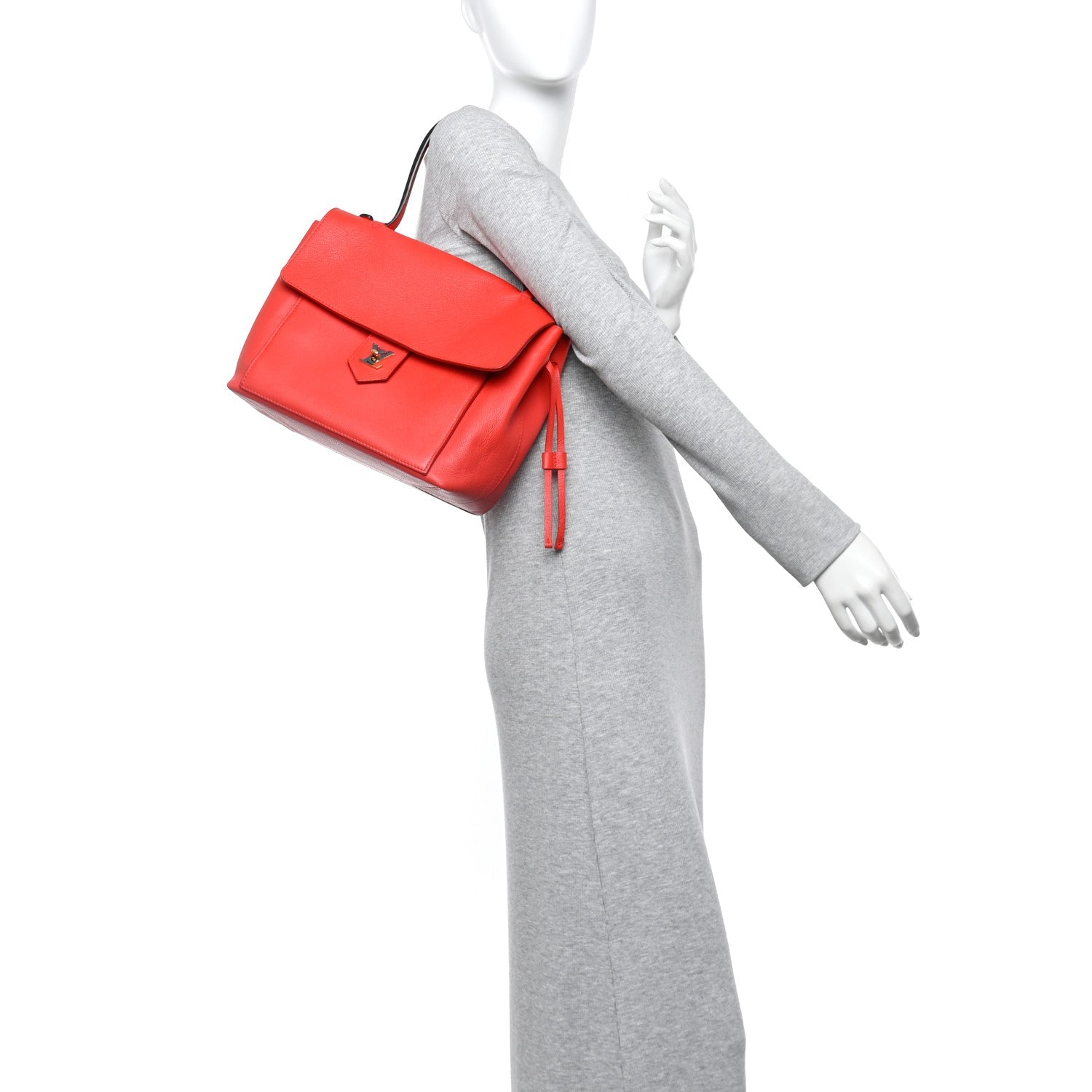 Louis Vuitton Calfskin Lockme PM Rouge