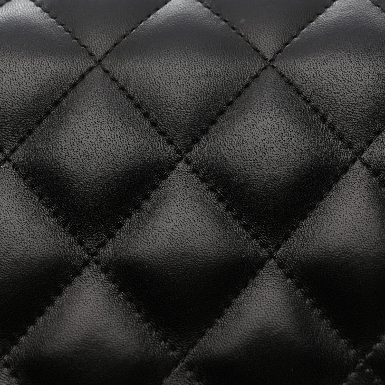 Chanel Lambskin Quilted Jumbo Double Flap Black
