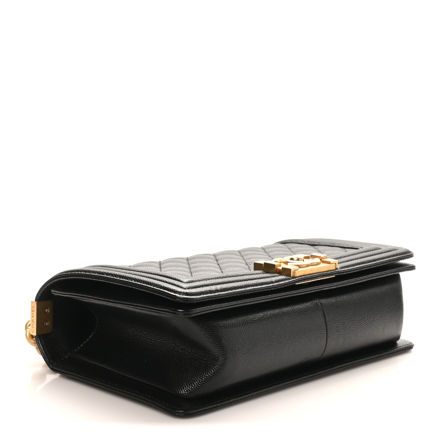 Chanel Caviar Quilted Medium Boy Flap Black