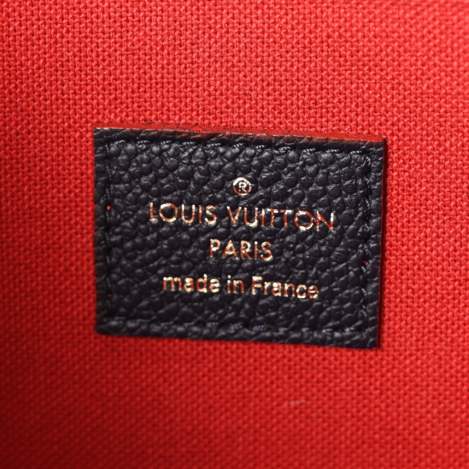 Louis Vuitton Empreinte Pochette Felicie Chain Wallet Marine Rouge