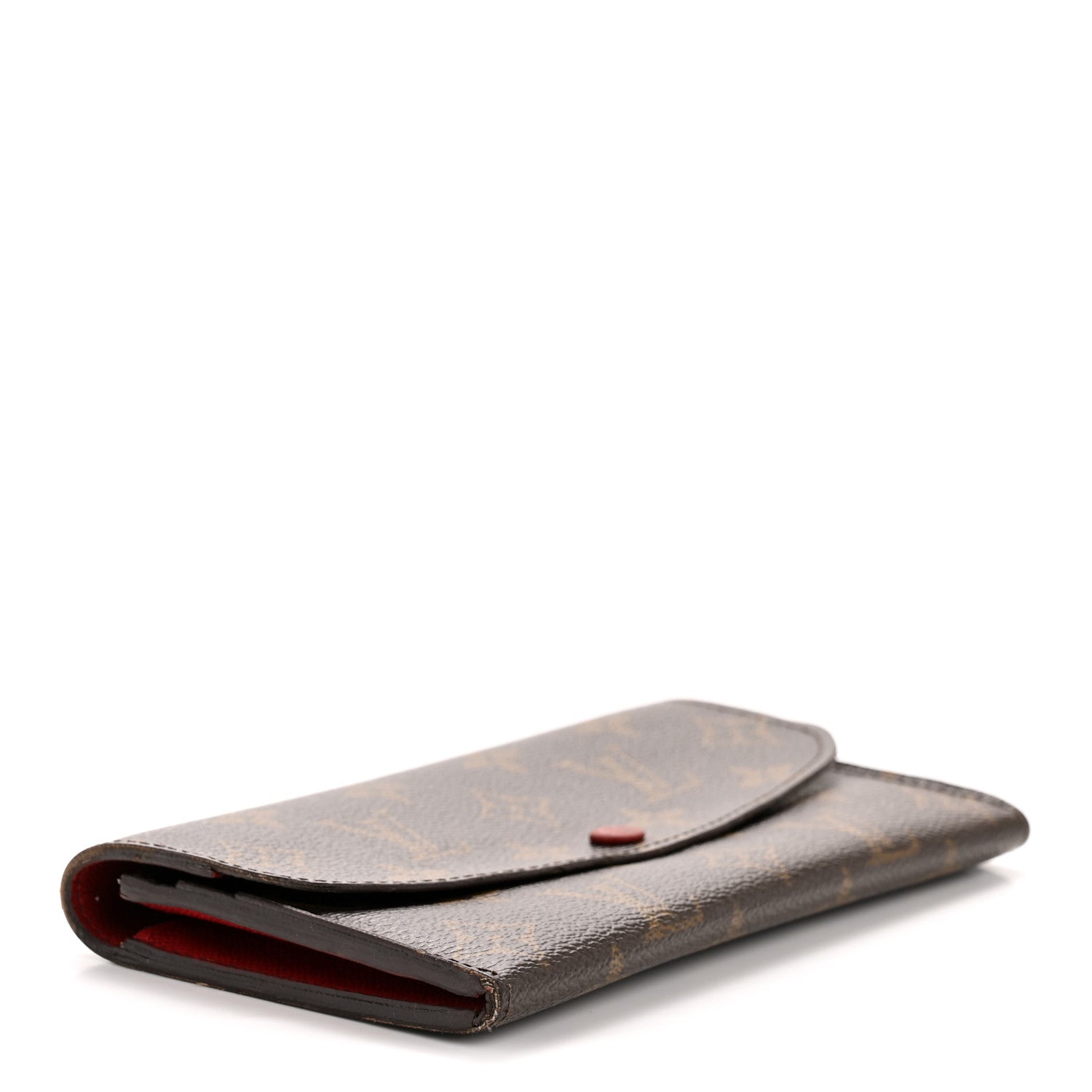 Louis Vuitton Monogram Emilie Wallet Red