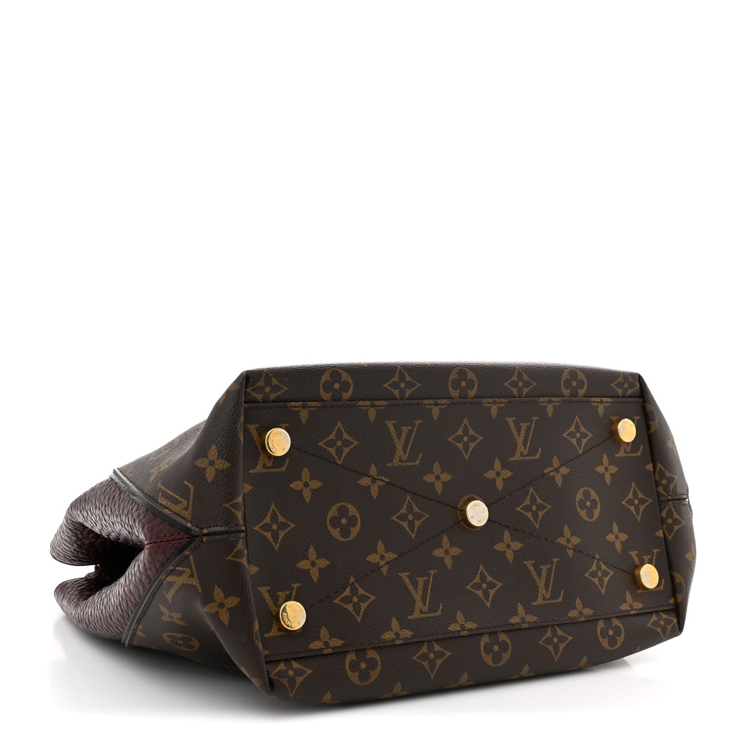 Louis Vuitton Ostrich Lizard Majestueux Tote MM Bordeaux