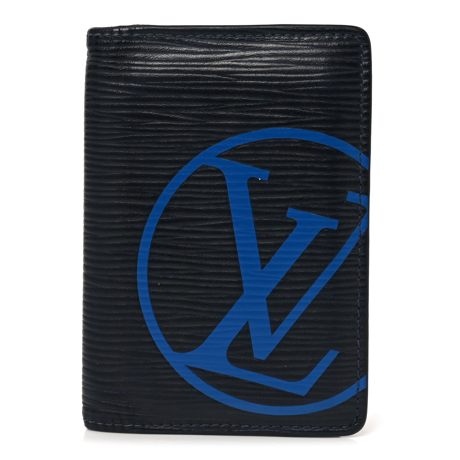 Louis Vuitton Epi Initials Pocket Organizer Blue Marine