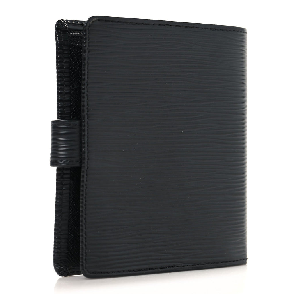 Louis Vuitton Epi Porte-Billets Compact Wallet Black