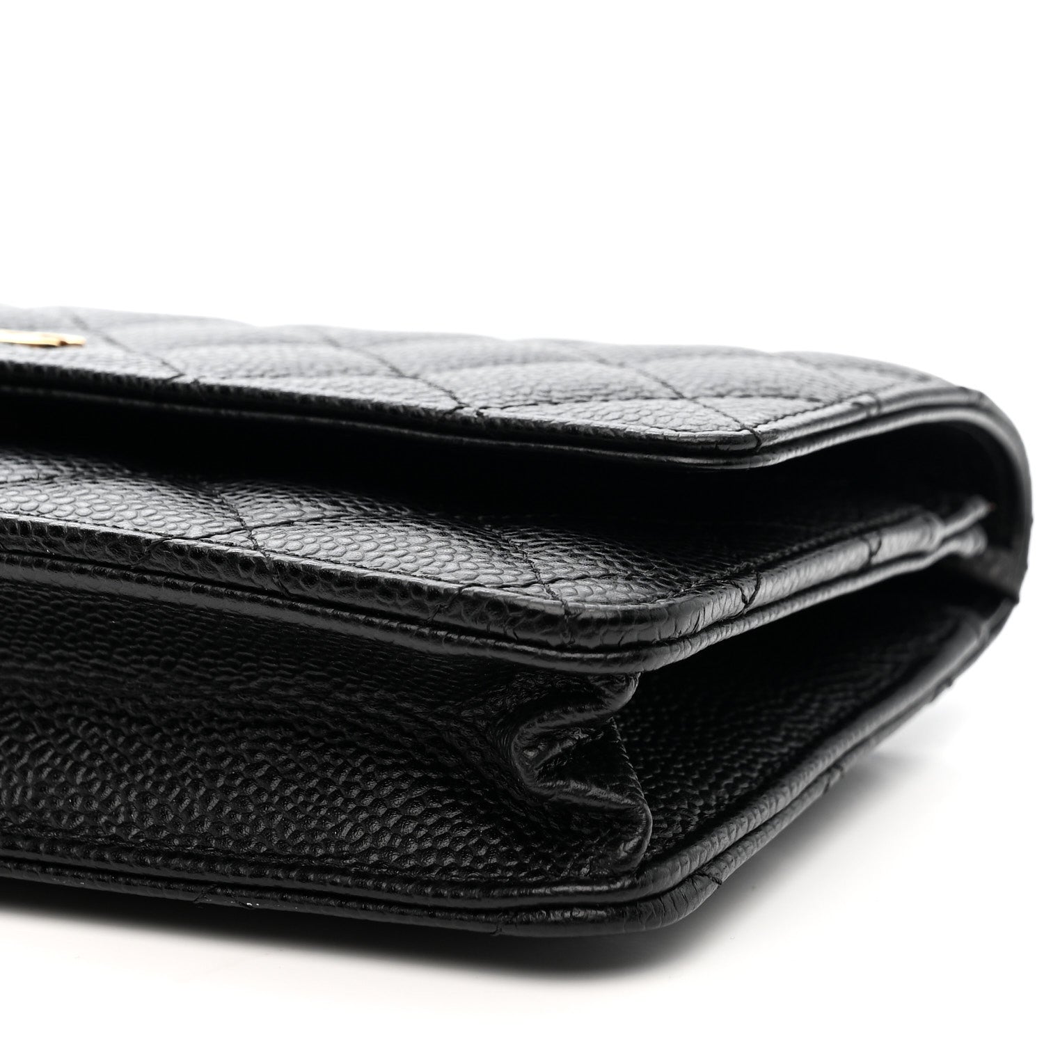 Chanel Caviar Quilted Wallet on Chain WOC Black