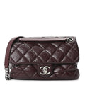 Chanel Aged Calfskin Medium New Portobello Flap Burgundy