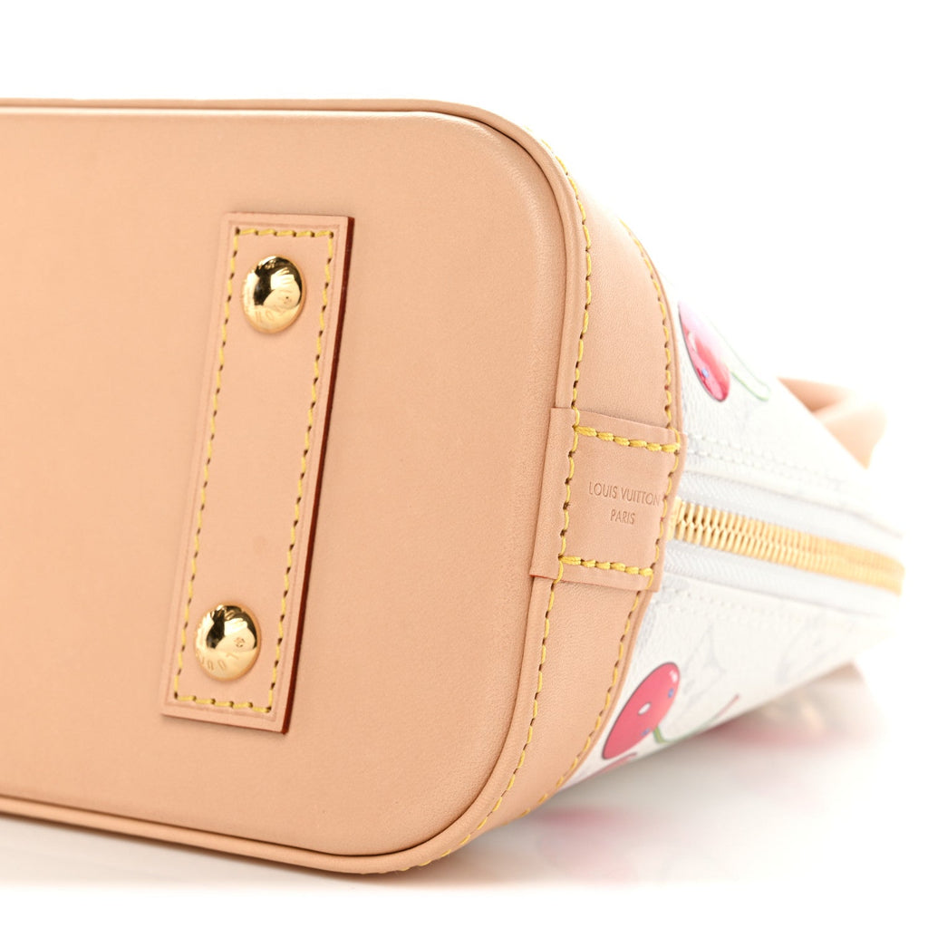 Louis Vuitton LV X TM Monogram Cerises Alma BB White