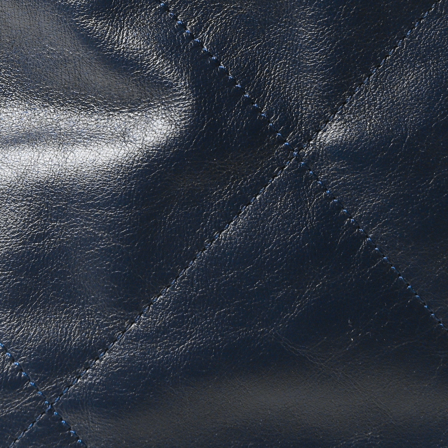 Chanel Shiny Calfskin Quilted Chanel 22 Backpack Dark Blue