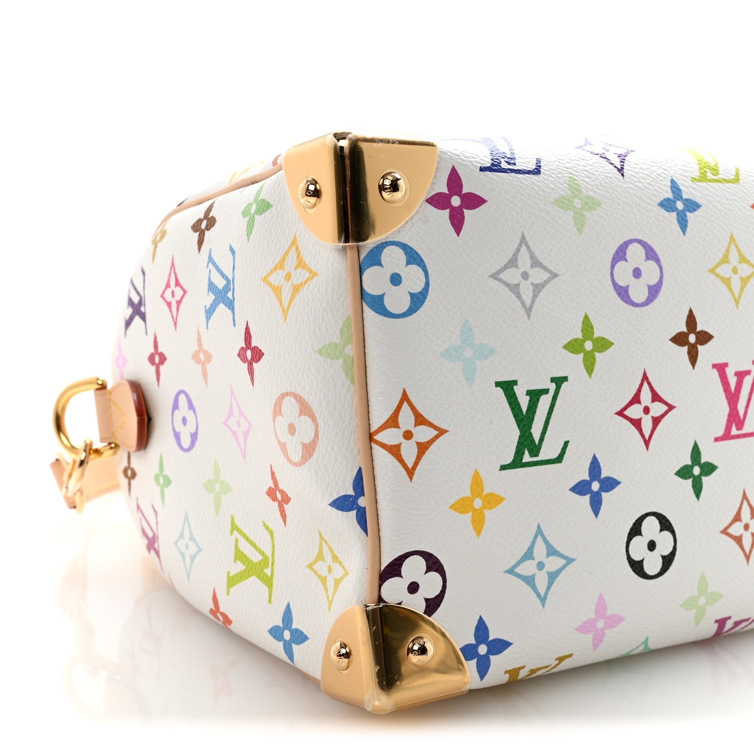 Louis Vuitton LV X TM Monogram Multicolor Speedy Bandouliere 25 White