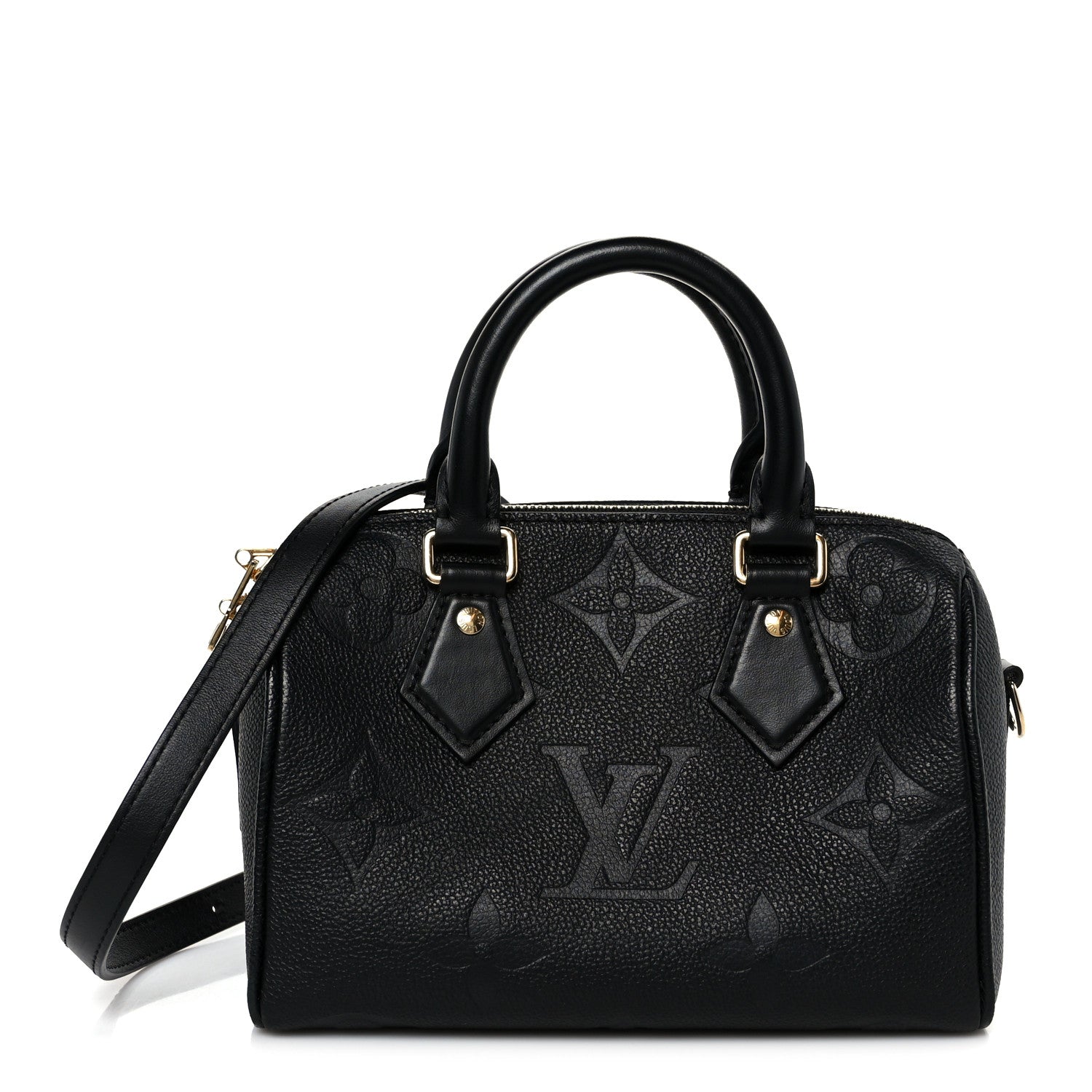 Louis Vuitton Empreinte Monogram Giant Speedy Bandouliere 20 Black