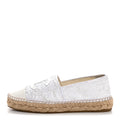 Patent Sequin CC Espadrilles 36 White