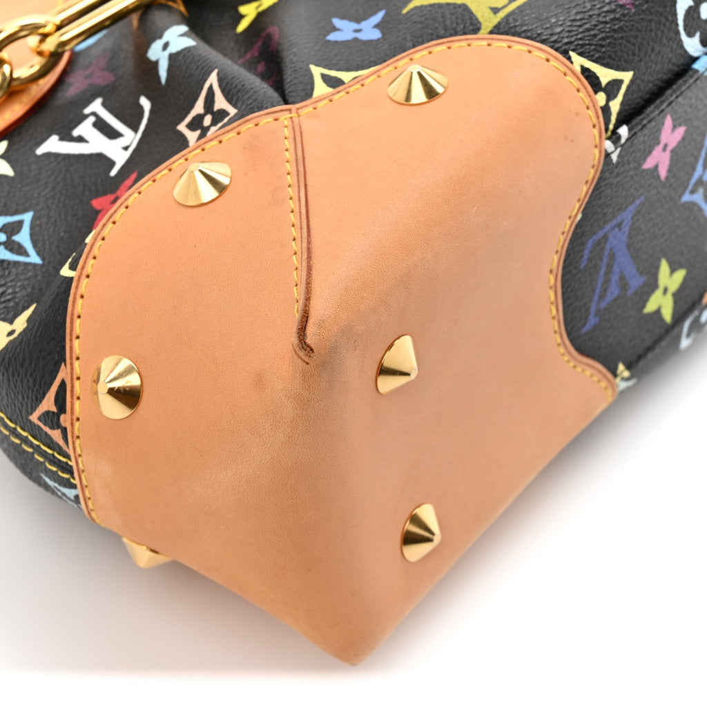 Louis Vuitton Monogram Multicolor Judy MM Black
